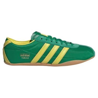 Imagem de adidas Originals Tênis feminino Tóquio, Verde/enxofre puro/dourado metálico, 36