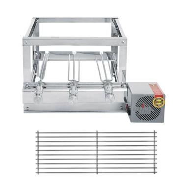 Imagem de Churrasqueira Grill Rotativa The Grill Inox - 3 Espetos Giratórios + 1