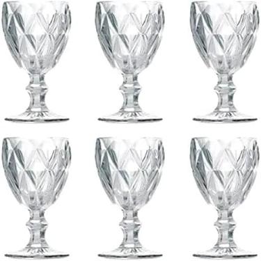 Imagem de Jogo De 6 Taças Transparente Diamond Gamma 350ml 80 unidade
