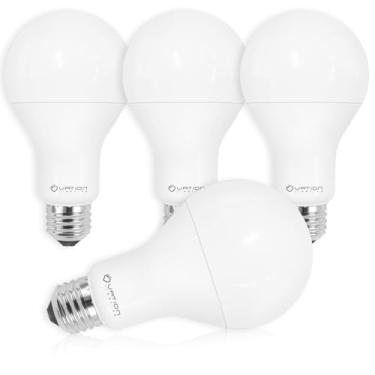 Imagem de Lâmpada LED super brilhante 23W, lâmpada LED regulável A21, dissipação de calor estável, vida útil de 2.5000 horas, 3000 lúmens altos, equivalente a 150-200 watts, luz do dia 5000K, lâmpada de varanda