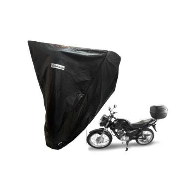 Imagem de Capa Proteção Moto Anti-chama Fan 150 Com Bau/bauleto - Kahawai Capas 