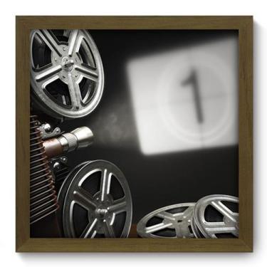 Imagem de Quadro Decorativo - Cinema - 33cm x 33cm - 038qdhm - Allodi