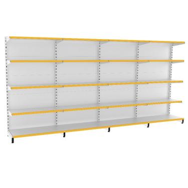 Imagem de Gôndola Parede Prateleira Lateral 1 Inicial e 3 Continuação