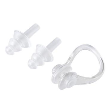 Imagem de Kit Protetor Hero Band Ouvido e Clip Nasal Presilha Nariz para Natação