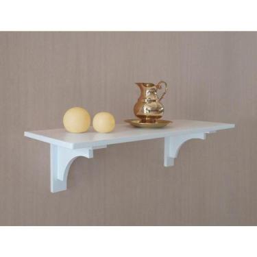 Imagem de Aparador Prateleira com Cantoneira Mão Francesa Branco Laca - FORMALIV