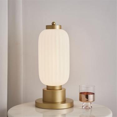 Imagem de Lâmpada De Mesa LED Criativa Retro Contemporânea De Madeira Sólida Adequada Para Sala De Estar, Estúdio, Villa, Iluminação De Decoração De Quarto De Hotel (Estilo 4)