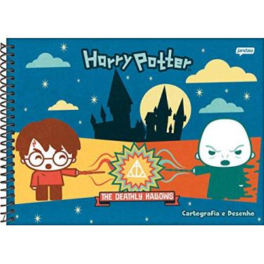 Imagem de Caderno Cartografia C/D 96 Folhas Harry Potter Jandaia
