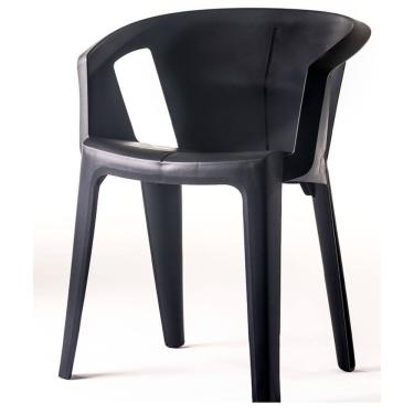 Imagem de Cadeira Una Im In Área Externa e Interna (PP) Preto