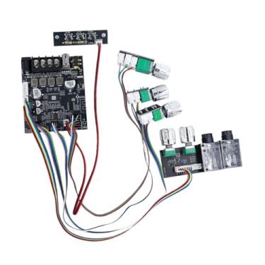 Imagem de BaotyJie Placa amplificadora de potência 2.0 canais 50W+50W alto desempenho proteção inteligente microfone profissional e módulo de som