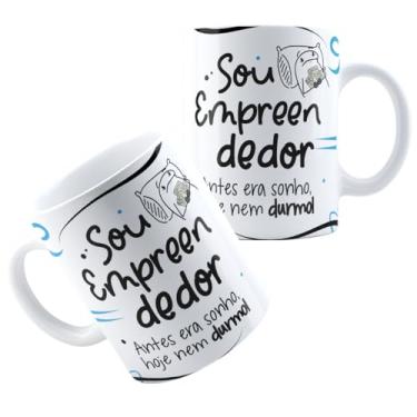 Imagem de Caneca Xícara de Porcelana Cerâmica Personalizada Com Estampa Profissões Empreendedor Empreendedora MD1 (Padrão, EMPREENDEDOR 1)