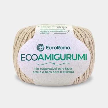 Imagem de Linha Ecoamigurumi Novelo 254 Metros 516TEX Euroroma Fio 8/7, 305 Nude
