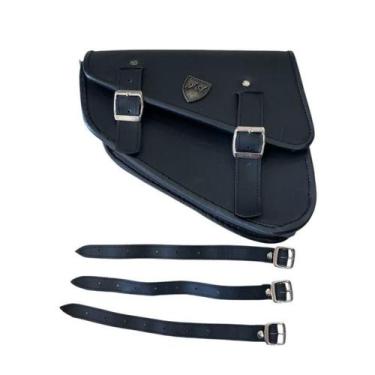 Imagem de Alforge Lateral de Balança Sportster Iron 883 Preto - JA Alforge