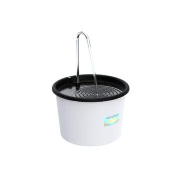 Imagem de Bebedouro Fonte de Água para Pets 1,5L - Sistema Oxigenação com Torneira - Bomba Silenciosa Bivolt - Prevenção Renal e Urinária - Plug and Play (Branco)