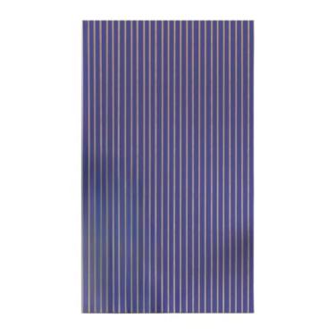 Imagem de Kit 200 Placas Ripados Revestimentos Painel Decorativo MDF 45cmx11cm(50,AZUL)
