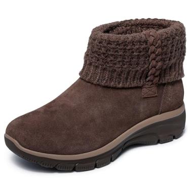 Imagem de Skechers Bota feminina fácil de vestir e aconchegante Lovin Hands Free Slip-ins, Chocolate, 34