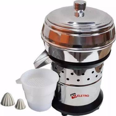 Imagem de Extrator De Suco Inox Pequeno Caçamba Recravada