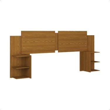 Imagem de Cabeceira Com Painel De Cama Com Duas Mesas Laterais Quarto Casal Deco