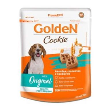 Imagem de Biscoito Golden Sabor Cookie para Cães Adultos de Porte Pequeno 350g -