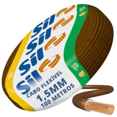 Imagem de Cabo Flex 750V 1.50 100M Marrom Sil