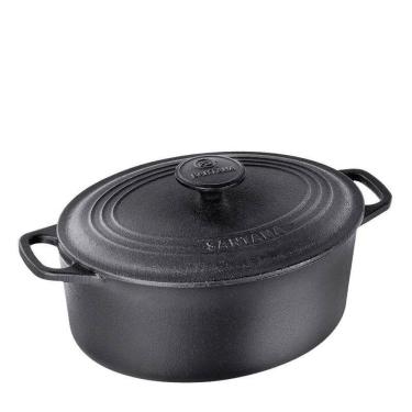 Imagem de Caçarola ferro oval 4 litros forno holandês c/tampa santana