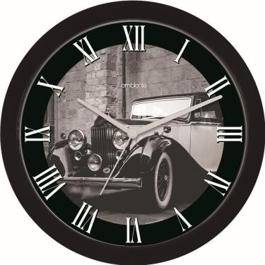 Imagem de Relógio Parede Ambiente Ref: 119065-034 Preto Carro Antigo