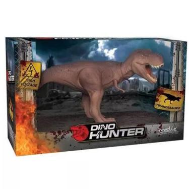 Imagem de Dinossauro Tiranossauro Dino Hunter Card Brinquedo Infantil