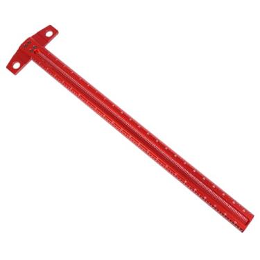 Imagem de Vicrays T Square Woodworking Ruler - 24 Inch Precision Wood Working Tsquare Rule - Aluminum Alloy Carpenter Work Tool for Crafting, Marking, Layout, Scriber and Measuring
