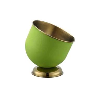 Imagem de baldes de gelo Balde de gelo chanfrado aço inoxidável, balde para, champanhe, vinho, cerveja, pelota(Green)