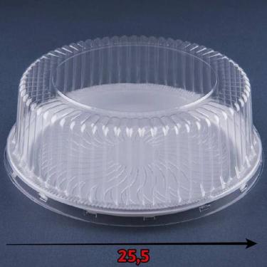 Imagem de Embalagem para bolo redondo baixa g56 com 1 unidade galvanotek
