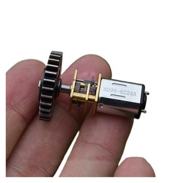 Imagem de GA12-N20 12 mm Caixa de engrenagens de metal completo motor de arranque eletrônico DC 3V 5V 6V 69RPM velocidade lenta grande torque caixa de engrenagens redução eletrônico Starter DIY Robot Car