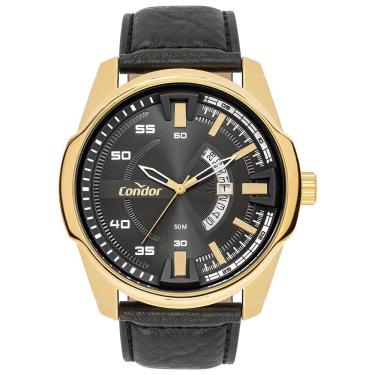 Imagem de Relógio Condor Masculino Ref: Co2115ncp/4p Oversized Dourado
