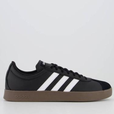Imagem de Tênis Adidas VL Court Base Preto e Branco, 39