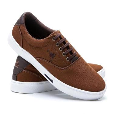 Imagem de Sapatênis Masculino Polo Joy Casual Em Lona Conforto Dia a Dia, 40, Ma