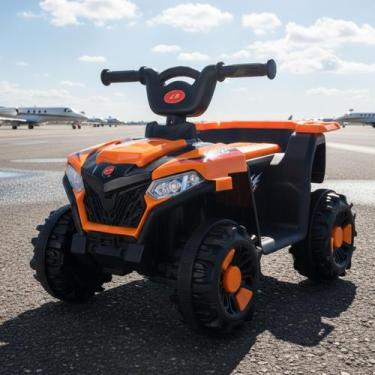 Imagem de Mini Quadriciclo Elétrico 6 volts Infantil Som Luz e Música 30 Kilos -