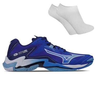 Imagem de Kit Tênis Mizuno Wave Lightning Z8 Masculino + Par De Meia