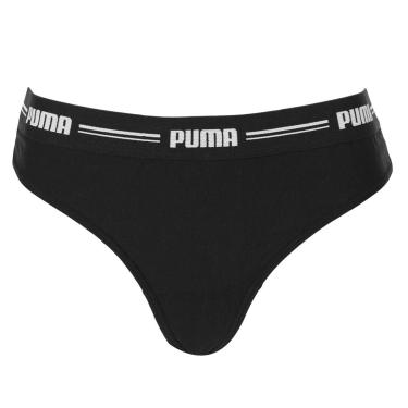 Imagem de Calcinha Puma Fio Dental Feminina - Preto