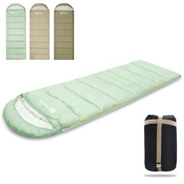 Imagem de Sacos de dormir para adultos, abrir o zíper para o cobertor, impermeável, leve, acampamento, sacos de dormir portáteis, viagens ao ar livre, caminhadas