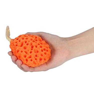Imagem de GLOGLOW Esponja de Banho Corporal, Poliuretano Hidrofílico, Bola de Banho Esfoliante, Limpeza Suave e Cuidados Com a Pele para Todos Os Tipos de Pele (Laranja)