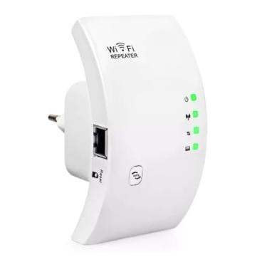 Imagem de Repetidor de Sinal Wifi Roteador 300Mbps Sem Fio Turbo Amplificador Sinal de Internet Fácil Configuração WPS Wireless
