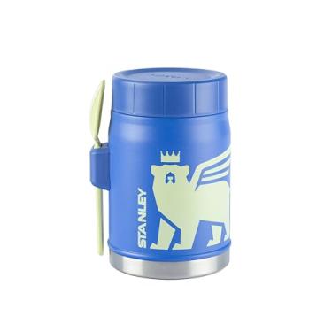 Imagem de Stanley - Pote térmico, frasco para almoço e pequeno-almoço em aço inoxidável térmico e isolado para crianças, para alimentos quentes ou frios, com espátula, 414 ml, Íris