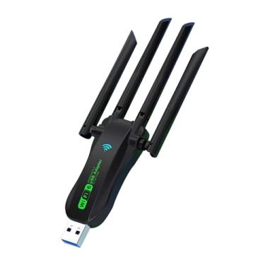 Imagem de Adaptador de rede sem fio de banda dupla de 2,4 GHz/286 Mbps 5,8 GHz/600 Mbps para laptop de mesa