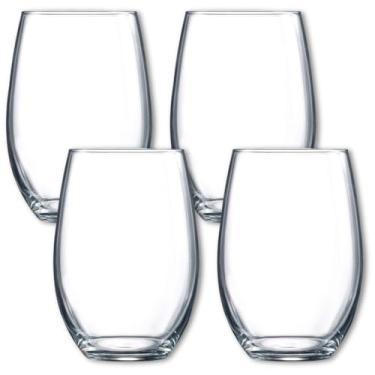 Imagem de Copo de Vidro Grande, 580ml, Taça Sem Haste, para Vinho, Água, Drinks e Suco, Transparente, Kit 1, 2, 4, 6 ou 10 Unidades (04)