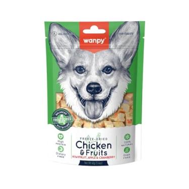 Imagem de Petisco Para Cachorro Wanpy Freeze Dried Frango E Frutas 40g
