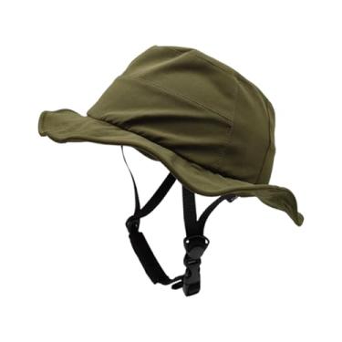 Imagem de Fenteer Capacete de bicicleta, boné, tipo chapéu, resistente a impactos, leve, moderno, chapéu de sol, capacete de ciclista para mulheres, unissex, feminino, Green L