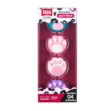 Imagem de Borracha Escolar Holic Purrfect Patinhas – Kit com 4 Unidades