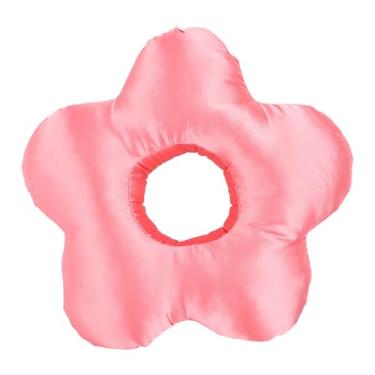 Imagem de Travesseiro com furo para orelha Travesseiro protetor de ouvido macio e confortável para dormir lateral com grande orifício de abertura para travessas laterais Material de algodão