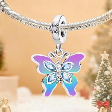 Imagem de 1 peça de berloque de laço moderno prateado adequado para mulheres, faça você mesmo e roupa diária combinando joias decoração presente para mamãe, 19.6*15.4mm, Prata, Sem Pedra Preciosa