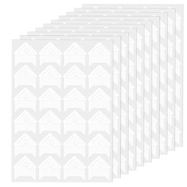 Imagem de Photo Corners autoadesivo, 240 peças, scrapbook, 10 folhas, adesivos de canto, montagem, faça você mesmo, álbuns de scrapbook-preto