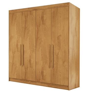 Imagem de Guarda Roupas Casal 4 Portas 3 Gavetas 100% MDF Tunis