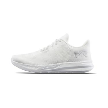 Imagem de TYR Tênis de corrida feminino Techknit RNR-1 – Leve neutro, Branco, 35 BR
